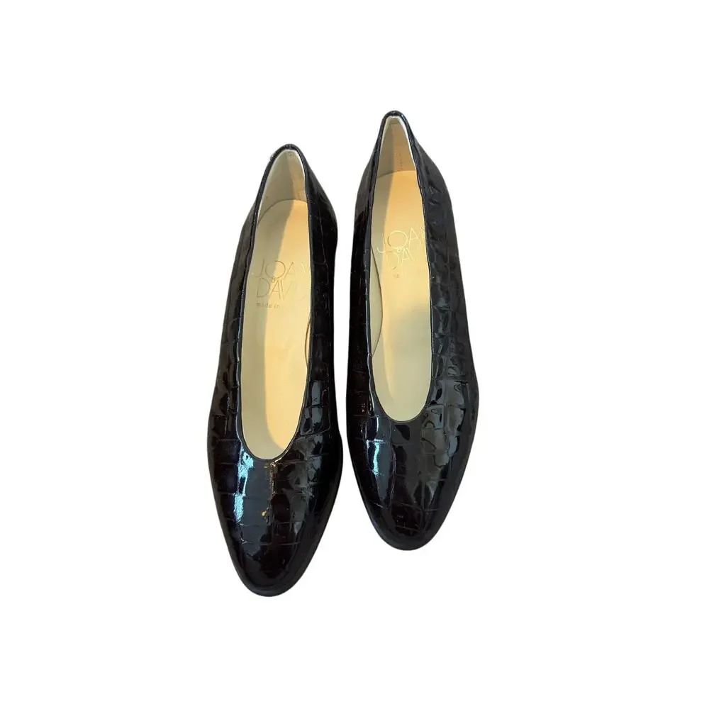Joan and David made in Italy brown leather heels